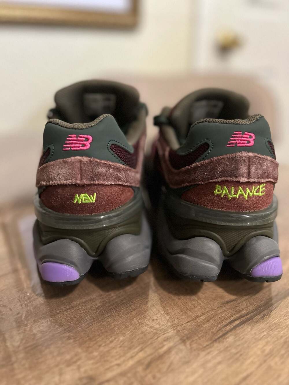 New Balance 9060 Suede Sneakers - Picture 6 of 9